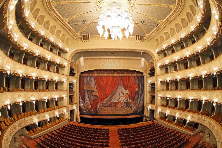 Inside view Tbilisi Opera and Ballet Theater