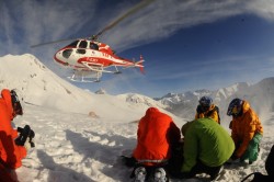 Heli-skiing in Gudauri